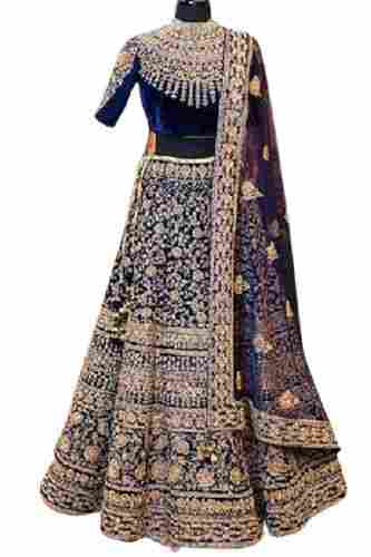 Lightweight Party Wear Embroidered Lehenga Choli With Dupatta For Ladies