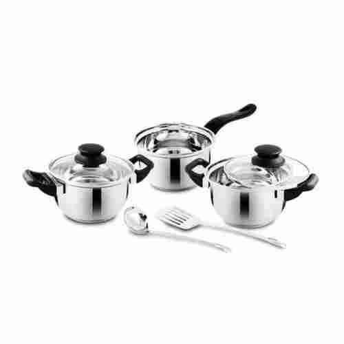 Stainless Steel Cookware Set For Kitchen And Gifting Use