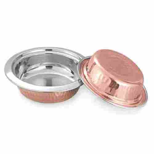 Copper Plated Stainless Steel Bowls Set of 2 Pieces
