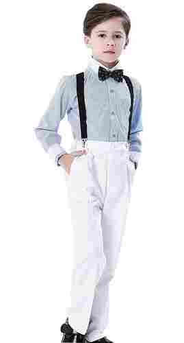 Full Sleeve Suspender Kids Suit