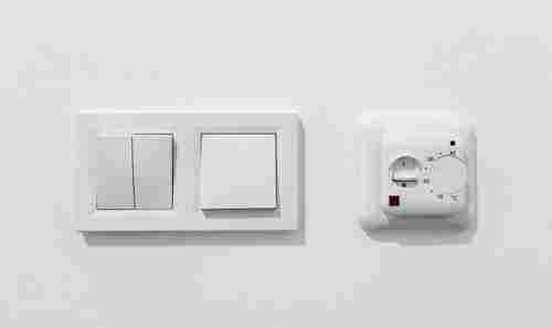 White Color Switch Socket Combination