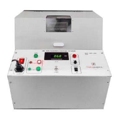 Single Phase Ac 200v-250v 50 Hz Motorized Oil High Voltage Breakdown Tester 