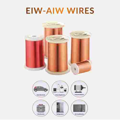 EIW-AIW PolyEsterImide Plus PolyAmideImide Al Enamelled Winding Wire Or Magnet Wire