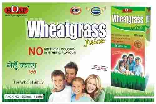 100% Pure And Fresh Wheatgrass Juice
