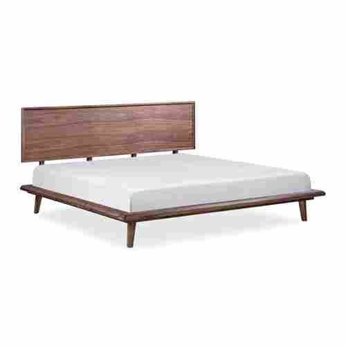 Bold Geometric Designs Walnut Elijah Solid Wood Bed