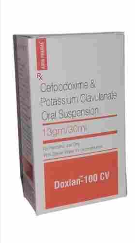 DOXLAN 100CV Cefpodoxime & Potassium Clavulanate Oral Suspension 13g/30ml