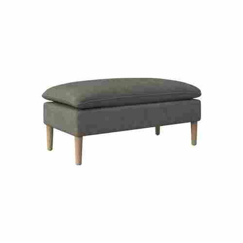 Solid Wood Charcoal Charles Upholstered Bench