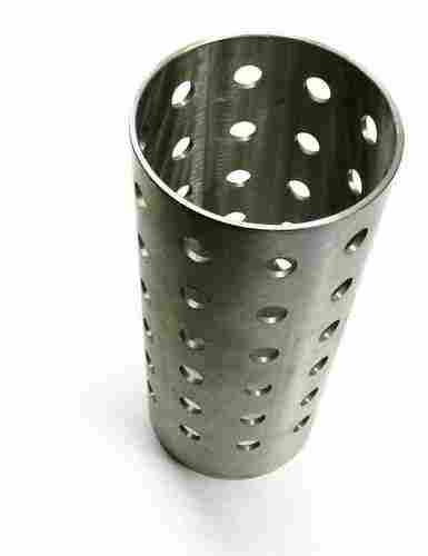 Stainless Steel Silver Perforated Flask Without Flange