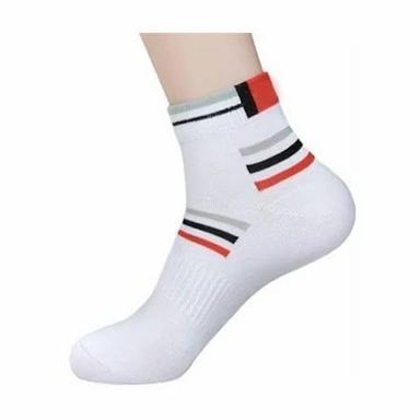 White Cotton Sports Socks