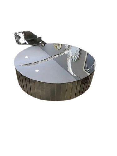 Grey Steel Round Modular Center Table Dimension(L*W*H): 350  Centimeter (Cm)