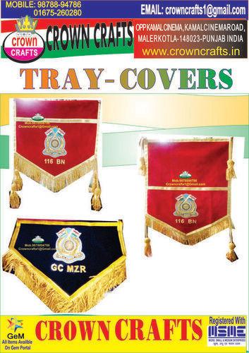 As Per Customer Embroidered Military Tray Covers