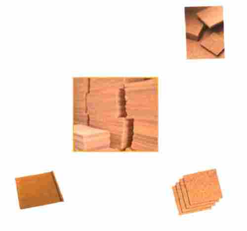 Rectangular Lightweight High Strength Brown Plain Composite Cork Sheets