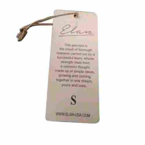 Printed Paper Tags For Garments Use