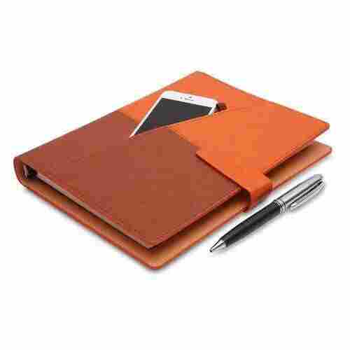 Brown Leather Diary Pen Corporate Gifts