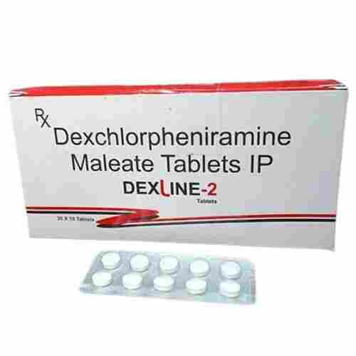 Dexline 2MG Dexchlorpheniramine Maleate Tablets