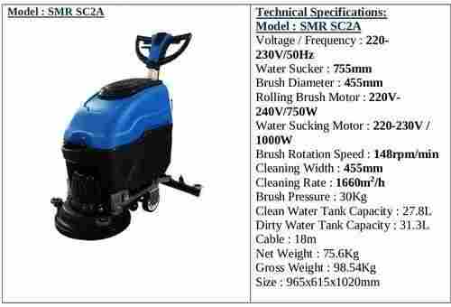 Electric Floor Scrubber Machine For Commercial Use