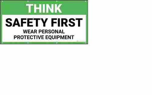 Think Safety Signs For Hospital, Factory And Warehouse