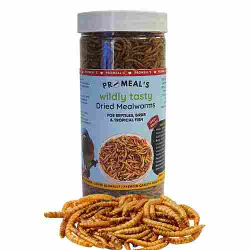 Pro-Meal Dried Mealworms For Aquarium Fishes Birds And Other Pet Food