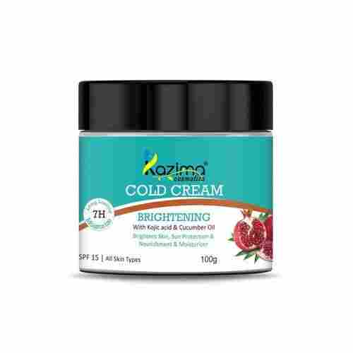 Cold Cream Brightening With Kojic Acid And Cucumber Oil