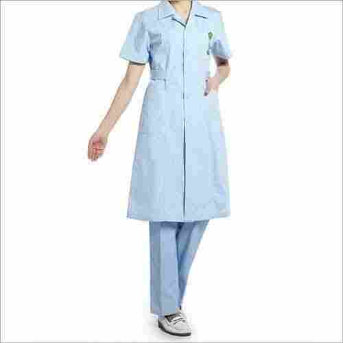 Medium Size Poly Cotton Blue Hospital Staff Uniform