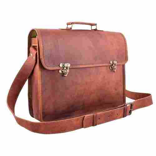 Leather Office Bags For Keeping Documents And Laptops