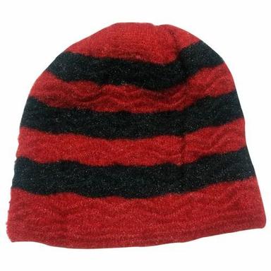 Mens Free Size Double Color Wool Winter Cap
