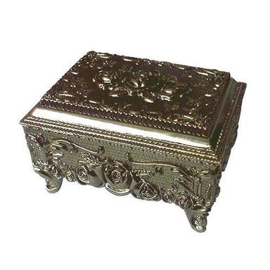 Metal Embroidered Jewelry Box