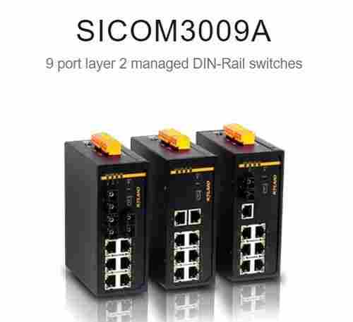 9 Port Layer 2 Managed Din Rail Switches