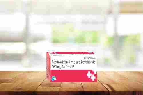 Rosuvastatin 5mg And Fenofibrate 160mg Tablets