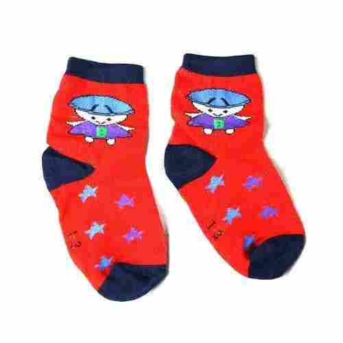 Daily Wear Regular Fit Printed Breathable Woolen Extremely Warm Boys Socks