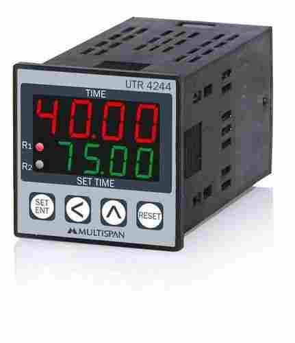 Panel Mounted 4 Digit Programmable Square Shape Electrical Digital Timer