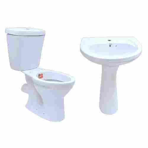 White Ceramic Sanitary Ware For Bathroom Use