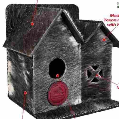 Multi Color Double Roof Hairon Twinning Bird House 