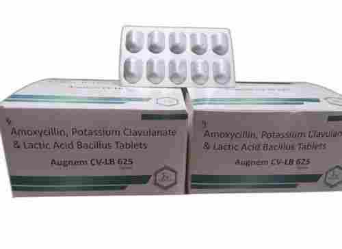 Amoxycillin, Potassium Clavulanate & Lactic Acid Bacillus Tablets Augnem Cv-Lb 625