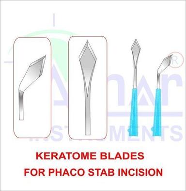 Keratome Pointed Blades For Phaco Stab Incision Age Group: Adults
