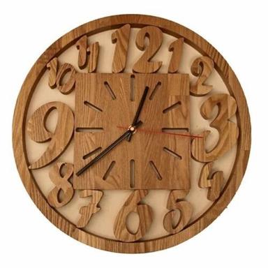 Natural And Antique Decoration Wooden Wall Clock 