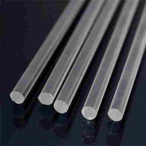 Round Shape Silver Color Acrylic Rods For Industrial