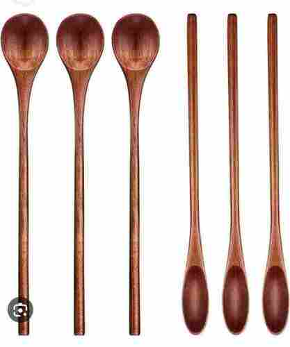 Plain Copper Stirring Spoon, Set Of 6 Piece