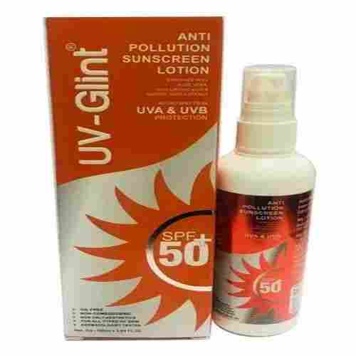 Uva And Uvb Protection Anti Pollution Sunscreen Lotion