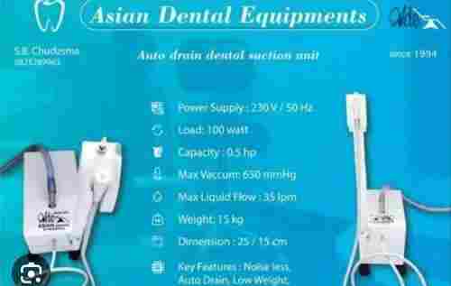 Autodrain dental suction unit