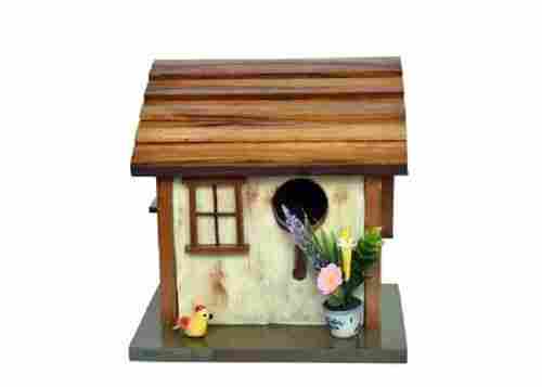 Nest Hand Crafted Solid Wood Bird House for Outside Garden Decor