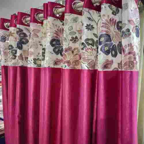 Multi Color Printed Pattern Readymade Embroidered Window Curtains