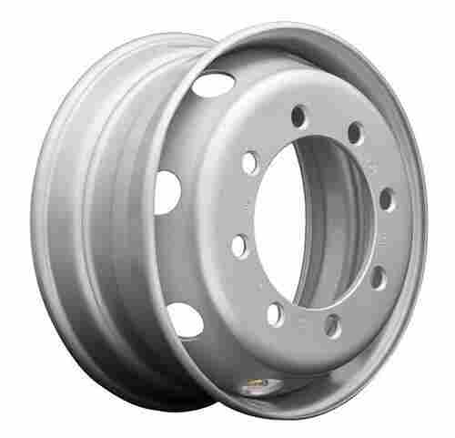 Round Shape Silver Color Truck Wheel For Industrial Applications