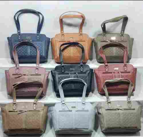 Ladies Leather Handbag For Office Use
