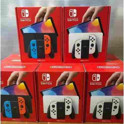 Nintendo Switch 64 GB OLED Model White, Neon Red & Neon Blue New