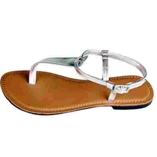 Regular Fit Slip Resistant Lightweight Ladies Leather Casual Sandals