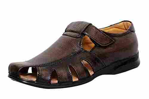 Brown Color Stylish And Comfortable Mens Leather Sandals