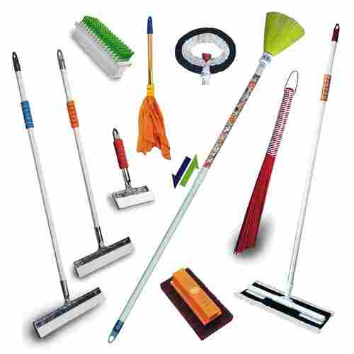 Multi Color Plastic Material Home Cleaning Combo Pack