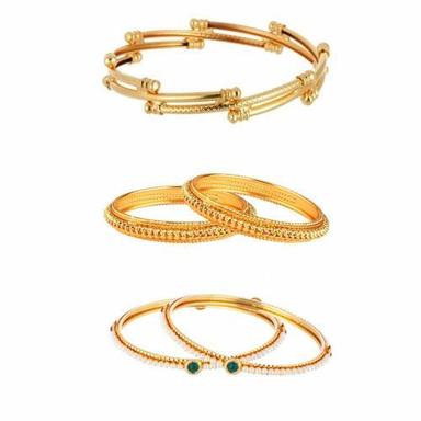 Antique And Designer Gold Plated Bangles