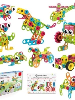 Kids Plastic Creative Builds Toys